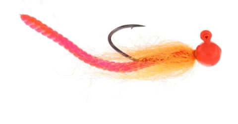 Jiggy Steelhead Worm - Orange
